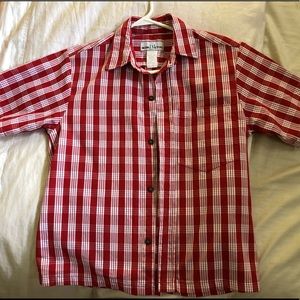 Traditional Hawaii Palaka shirt.